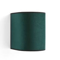 Абажур Из велюра Velvet единый размер зеленый LA REDOUTE INTERIEURS  фото, kupilegko.ru